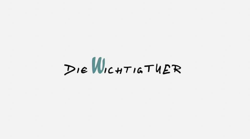  Logo des Projekts „Die Wichtigtuer“ mit Schriftzug