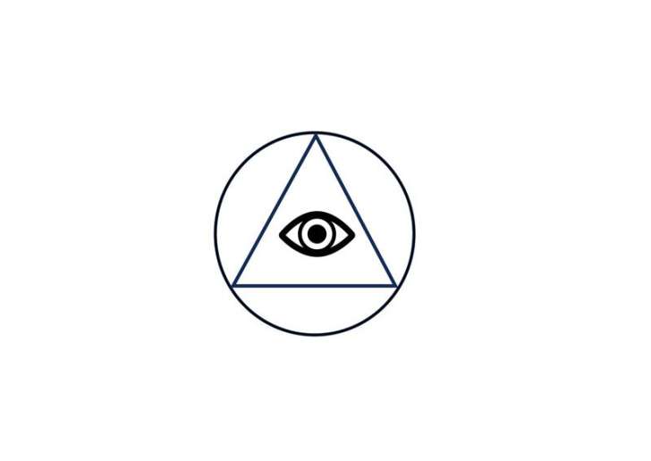 auge, dreieck, kreis, verschwörungstheorien, symbol, geheimzeichen