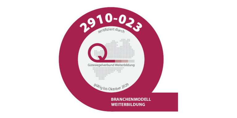 Gütesiegel Weiterbildung